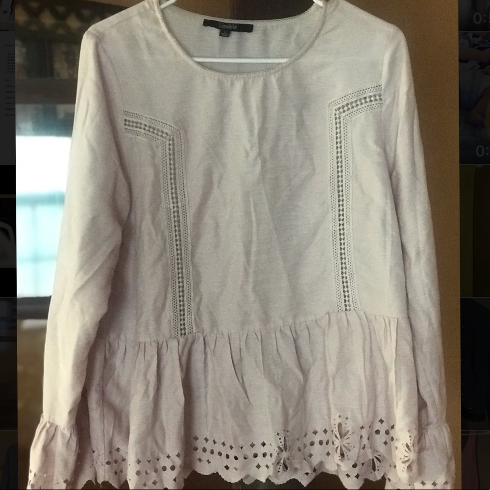 Lipslide Large Blouse - Pale Pink!